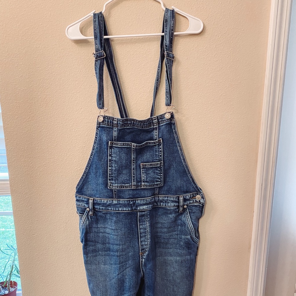 Silver jeans overalls